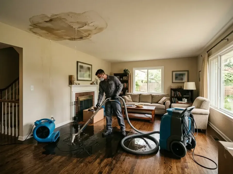 attic-pipe-burst-ceiling-drip-008 — frequently asked questions, Water Damage Restoration & Carpet Care in Keeseville, NY